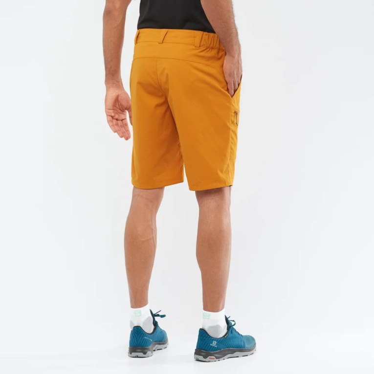 Salomon Outrack Men's Shorts Yellow | CA 31X75